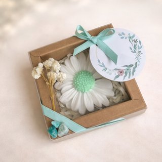 Jabón Artesanal Margarita con Flores Secas 6 ud.