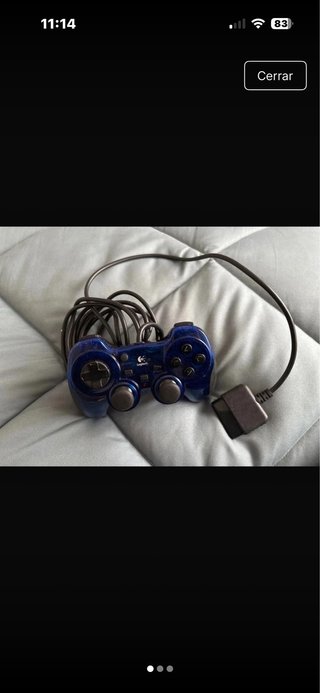 Mando Logitech Precision Azul. PS2