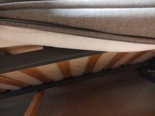 Sofá Cama Gris Tela