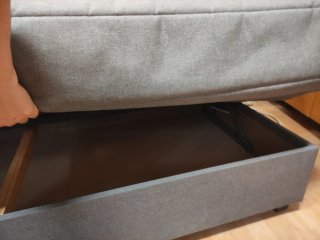 Sofá Cama Gris Tela