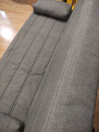 Sofá Cama Gris Tela