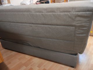 Sofá Cama Gris Tela