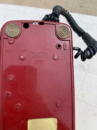 Telefono Vintage Rosso Rotante
