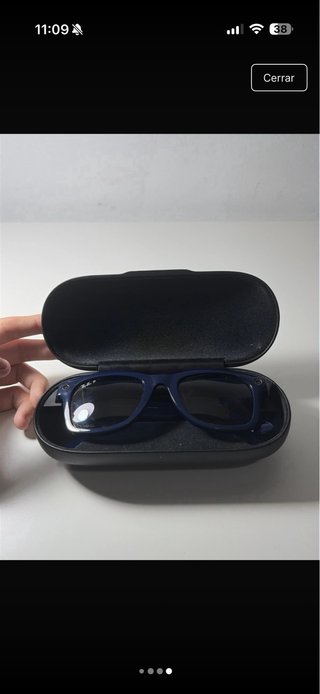 Gafas Ray-Ban Stories Wayfarer Negras/Azules