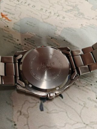 Reloj Casio Edifice EF-120 Esfera Azul Acero