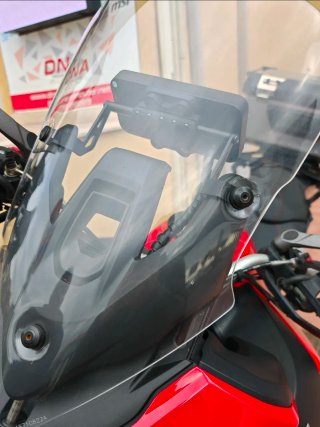 Soporte GPS moto barra 12mm
