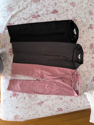 Lote 3 leggings polares niña