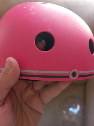 Casco protección Globber rosa Talla XS/S