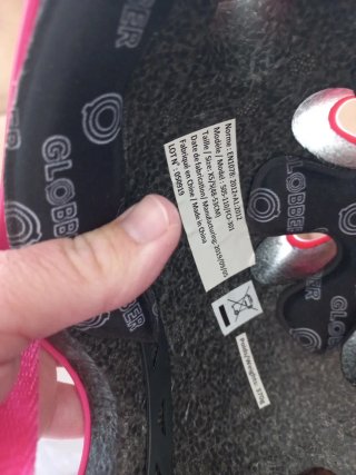 Casco protección Globber rosa Talla XS/S