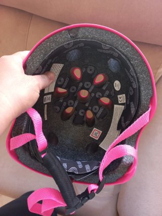 Casco protección Globber rosa Talla XS/S