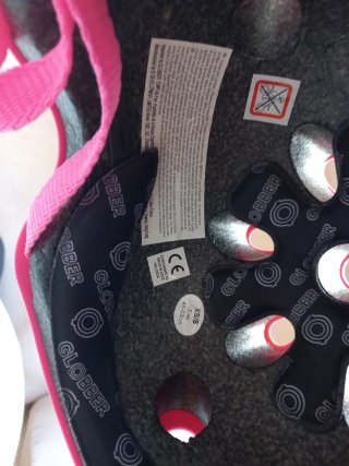 Casco protección Globber rosa Talla XS/S