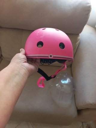 Casco protección Globber rosa Talla XS/S