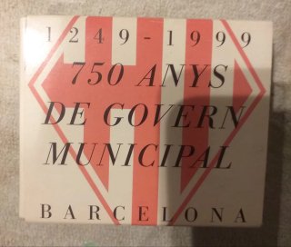 Moneda Plata 2000 Ptas. 1999 Carlos I Rey España