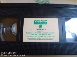 Vhs Daitarn 3 VOL.5 - Yamato Series *RARA* 1994