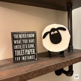 3 portarotolo a forma di Pecora, decorazione bagno