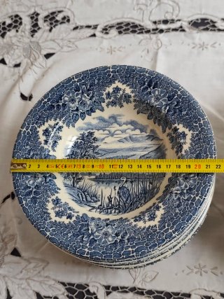 Vajilla piatti inglesi EIT Lake District Blu