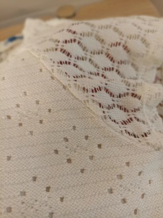 Conjunto Mayoral blanco encaje