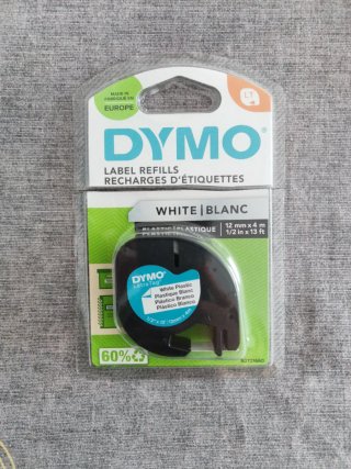 Repuesto Cinta Dymo LetraTag Blanca