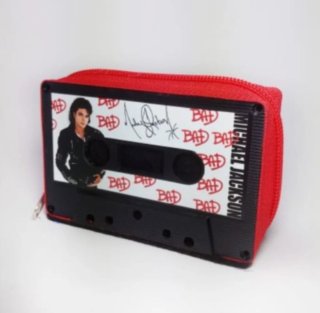Monedero Michael Jackson Cassette BAD