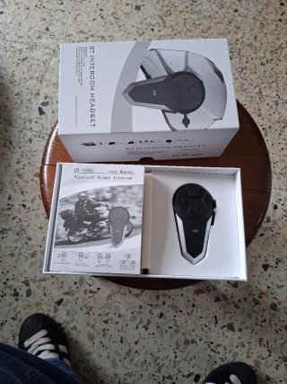 BT Intercom Headset Radio Comunicador