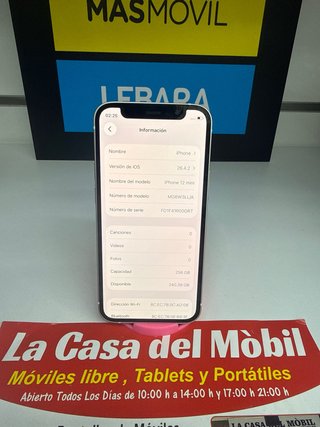 iPhone 12 mini 256GB Bianco con garanzia e fattura