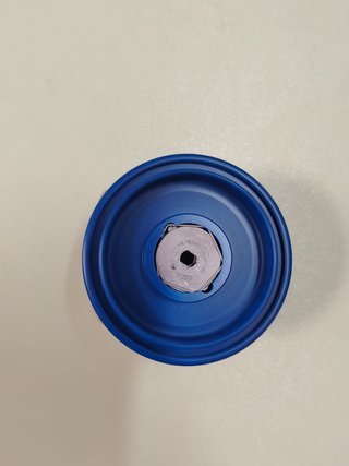 bobina MV Spools in teflon col. BLU capienza 3