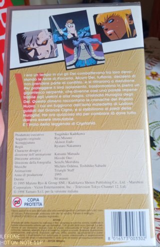 Vhs La leggenda di Crystania Capitolo I-Yamato Vid