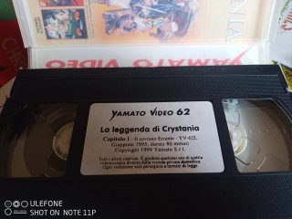 Vhs La leggenda di Crystania Capitolo I-Yamato Vid