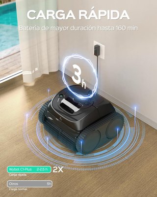Robot Piscina WYBOT C1-Plus Paredes App