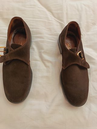 Zapatos Martinelli Marrones Monk Strap Hebilla