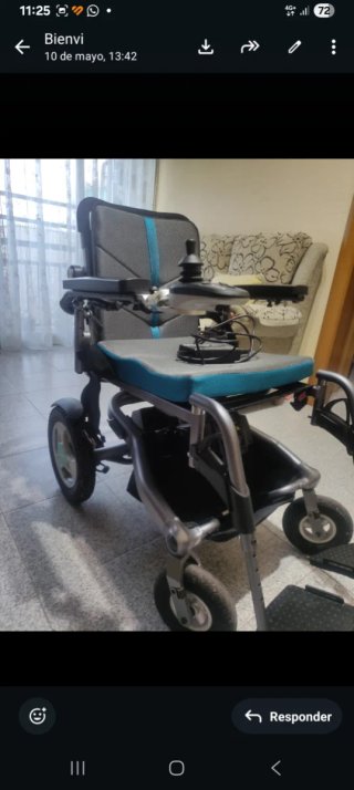 Silla de ruedas eléctrica,con 1 año más de garanti