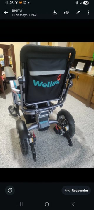 Silla de ruedas eléctrica,con 1 año más de garanti