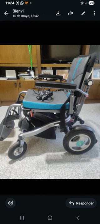 Silla de ruedas eléctrica,con 1 año más de garanti