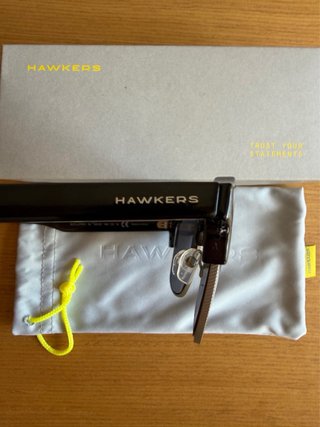 Gafas de Sol Hawkers Negras y Plateadas