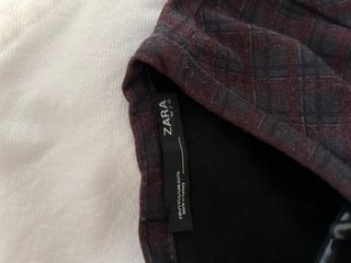 Vestido Zara manga larga estampado
