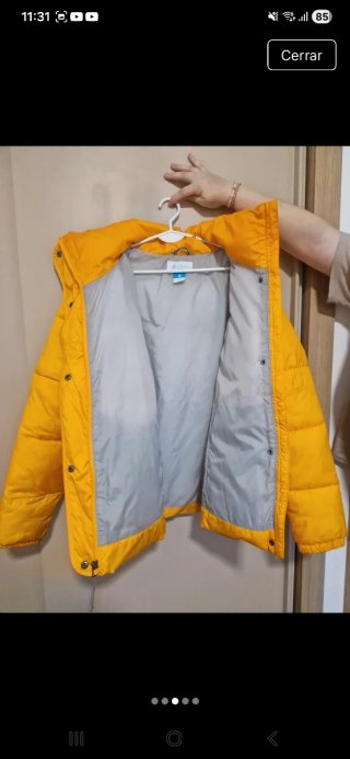 Abrigo Columbia Amarillo
