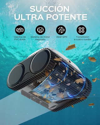 Robot Limpiafondos WYBOT C1-Plus Paredes 160m2