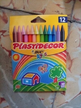 Plastidecor BIC 12 Colores