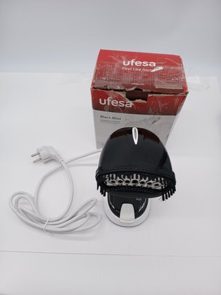Ufesa Black Mist Plancha Vertical de Vapor Plegable, Viaje, 1470W, Elimina Arrugas, Olores y Desinfecta, Con Cepillo para Tejido