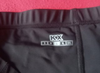 Pantalón ciclismo negro con logo