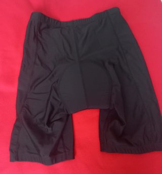Pantalón ciclismo negro con logo