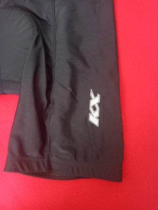 Pantalón ciclismo negro con logo