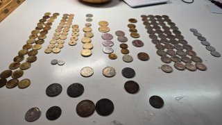 Lote de monedas variadas