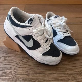 Nike Dunk Low GS Bianco/Blu Armory 37.5