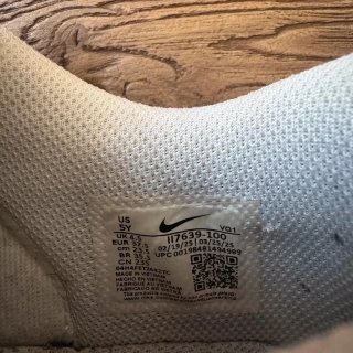 Nike Dunk Low GS Bianco/Blu Armory 37.5