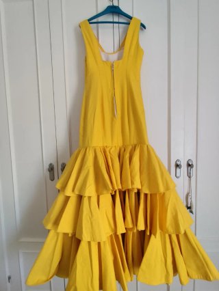 Abito flamenco giallo