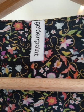 Abito lungo donna fantasia floreale Golden Point