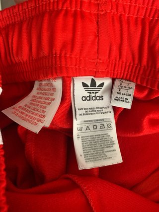 Pantalón Adidas Rojo Talla S
