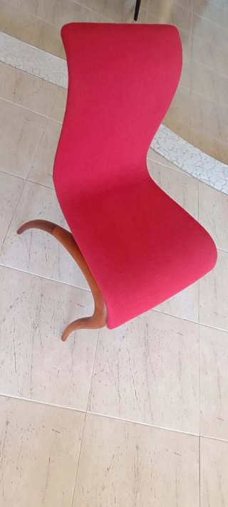 Sillas de diseño italiano madera cerezo