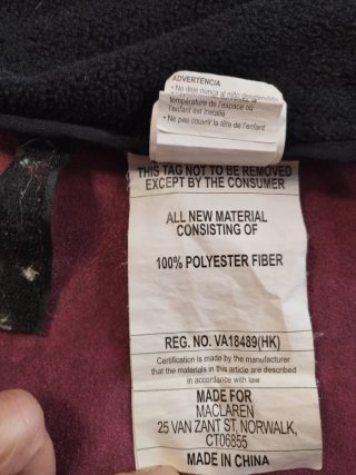Saco silla paseo MacLaren negro